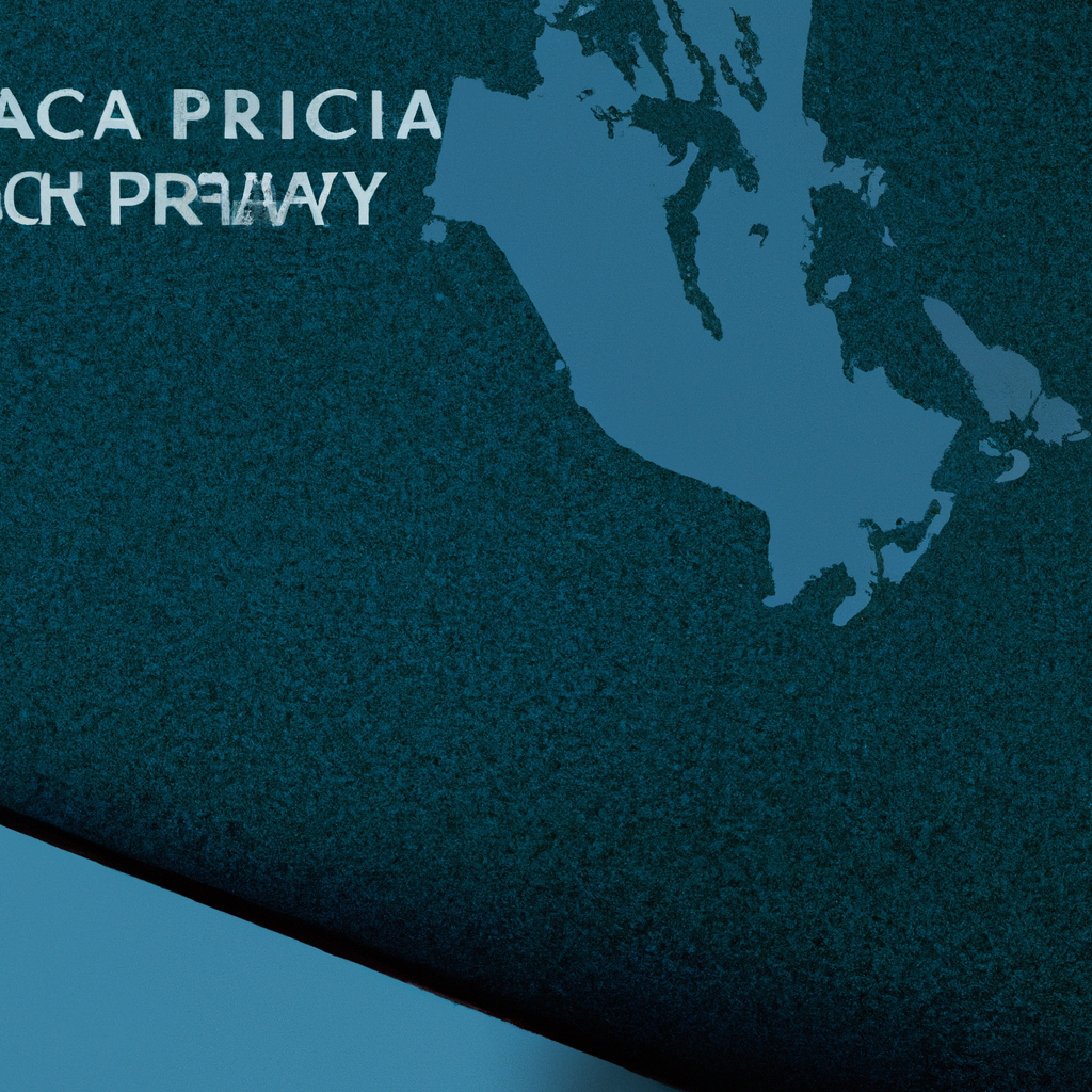 Abstract privacy banner with soft gradients